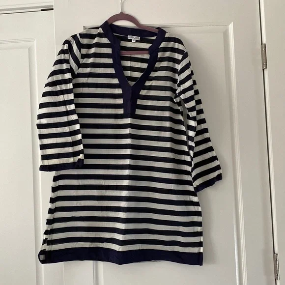 Debbie Katz South Beach Tunic / Dress - Size Large | Color: Blue/White | Size: L | Rach_Ny's Closet